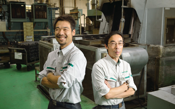 Sección Tratamiento del metal: Kazuki Usami, Shinji Tsuchiya